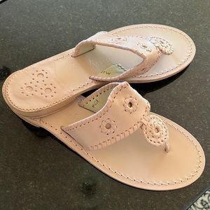 Women’s New Jack Rogers. Size 10Wide. The color is nude.